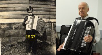 Don Francois with his accordion