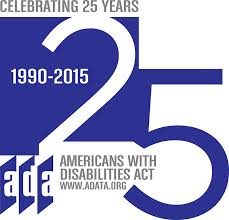 American with Disabilities Act 25 Years Logo