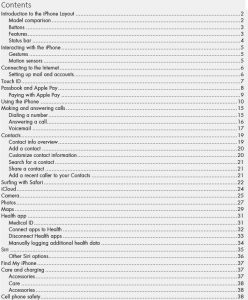 Table of Contents for iOS 8