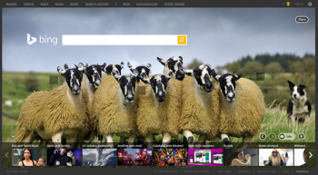 bing.com home page