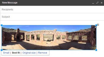 Google photo-sizing in email