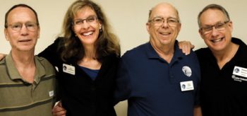 Oasis Volunteers, John Arenberg, Larry Duke, David Mingo and Howard Nathanson