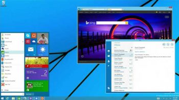 Windows 8.1 Start menu screen
